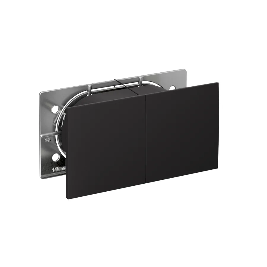 Розетка AtlasDesign С/У с ЗК 2-я со сдвижными крышками (250В, 16А защит.шторки)