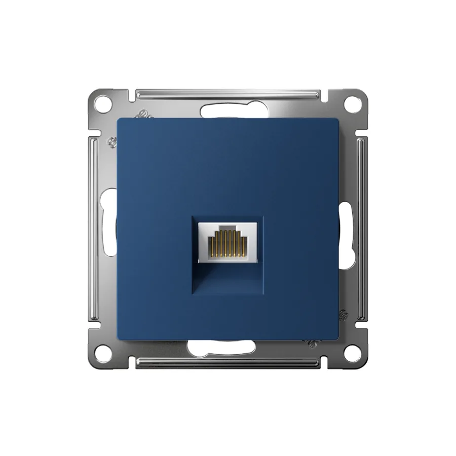 AtlasDesign РОЗЕТКА компьютерная RJ45 кат. 6A, механизм, АКВАМАРИН 2