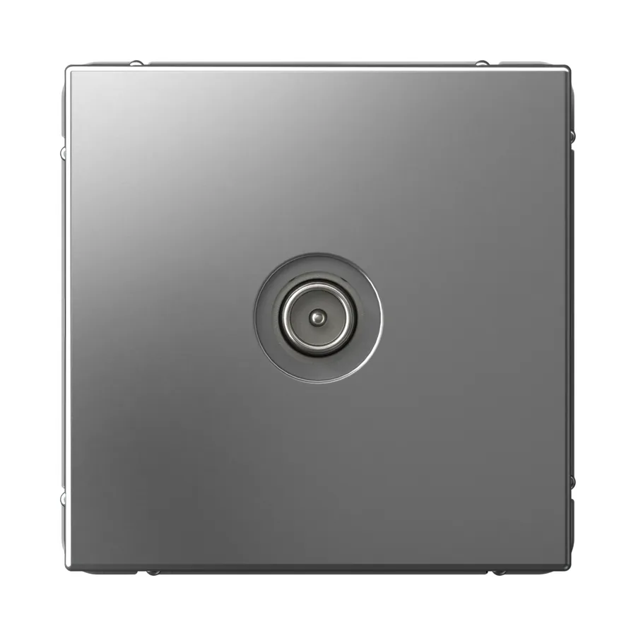 ArtGallery TV РОЗЕТКА проходная 4DB, механизм, СТАЛЬ