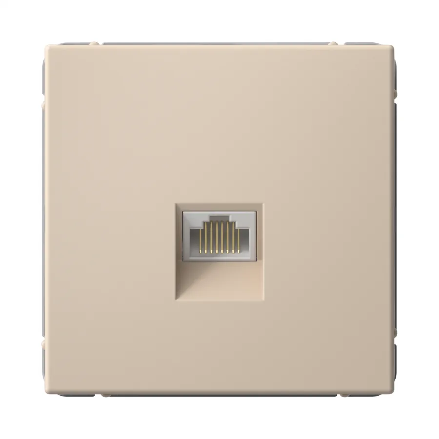 ArtGallery РОЗЕТКА компьютерная RJ45, кат. 6A, механизм, ПЕСОЧНЫЙ
