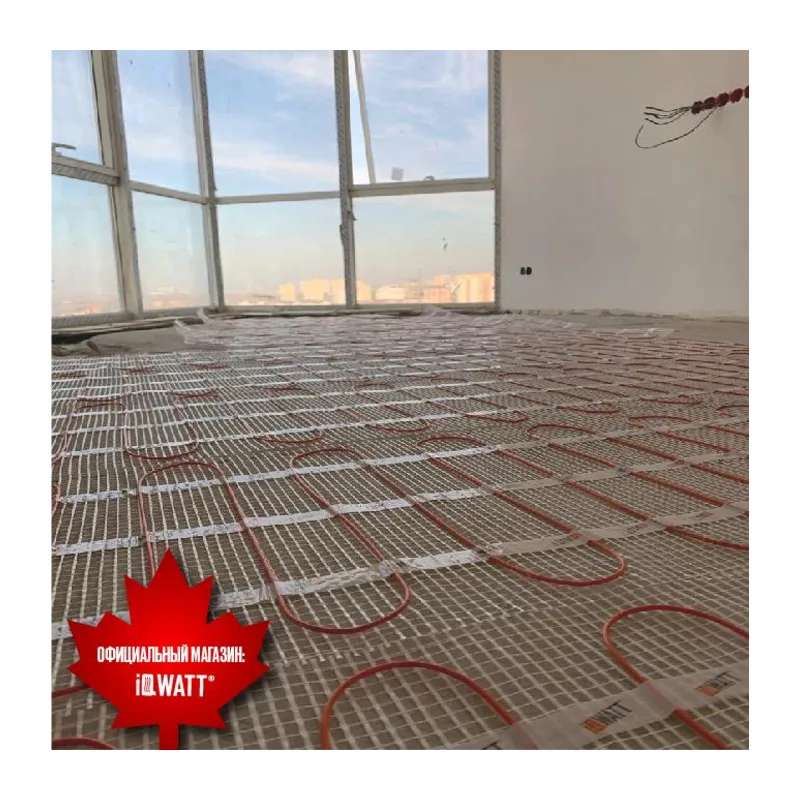 Тонкий самоклеящийся греющий мат IQ FLOOR MAT 150 Вт/м.кв - 9,0м² 3