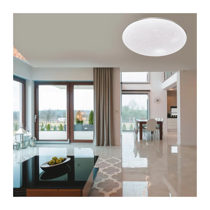 2052/CL PALE SN 211 Светильник пластик/белый/хром LED 30Вт 4000K D360 IP43 ABASI