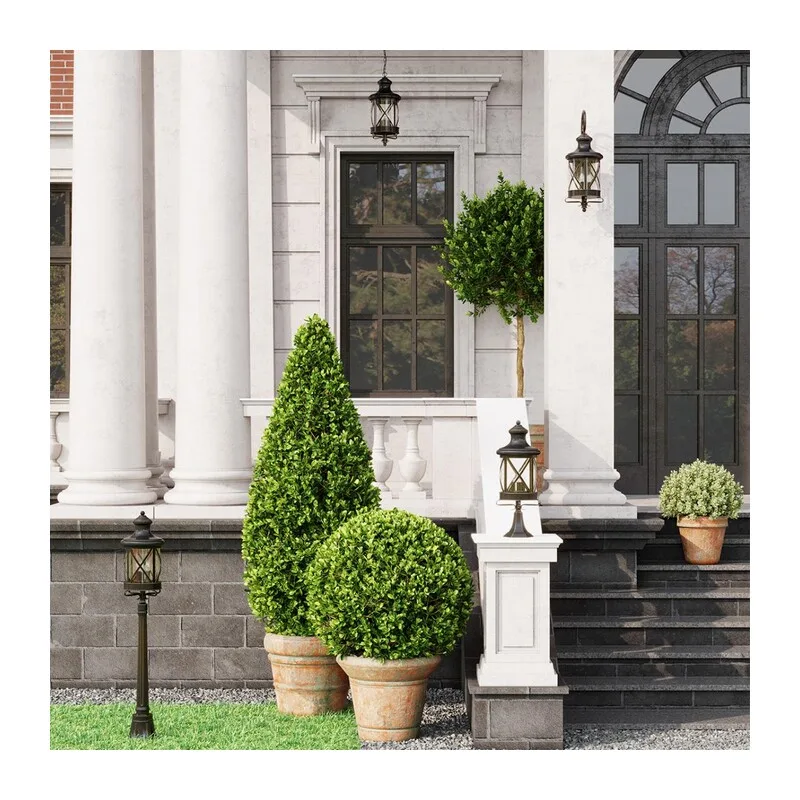 4045/3F NATURE ODL18 701 черный/золотая патина Уличный светильник, 124см IP44 E14 3*60W 220V SATION 2