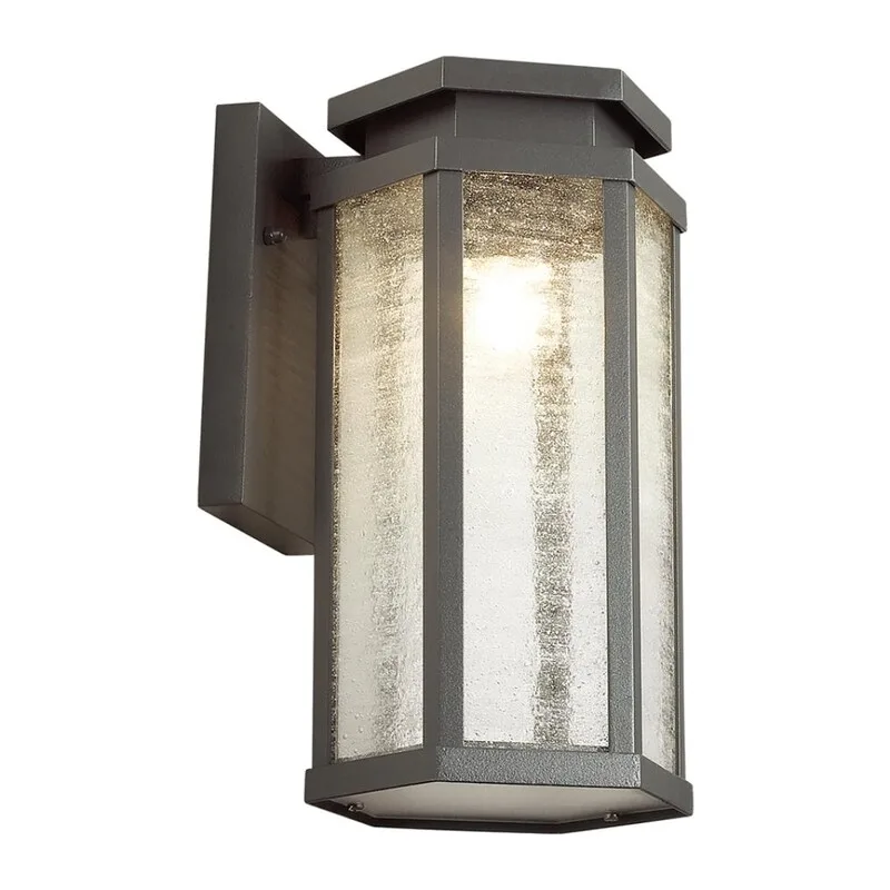 4048/1W NATURE ODL18 707 темно-серый/белый Уличный настенный светильник IP44 E27 100W 220V GINO