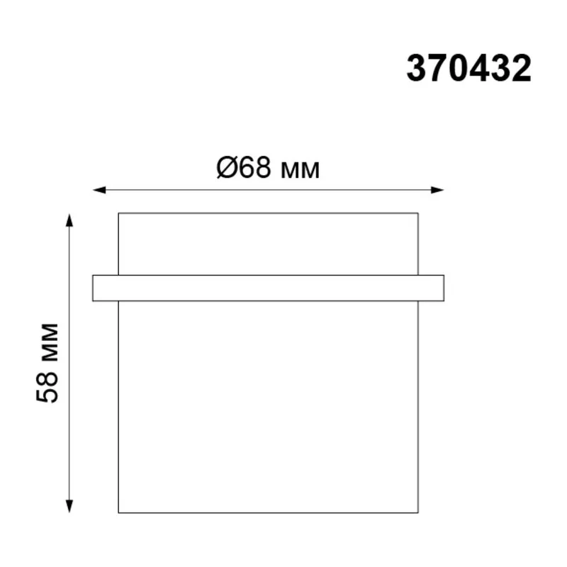 370432 SPOT NT19 515 белый Встраиваемый светильник IP20 GU10 50W 220V BUTT 5