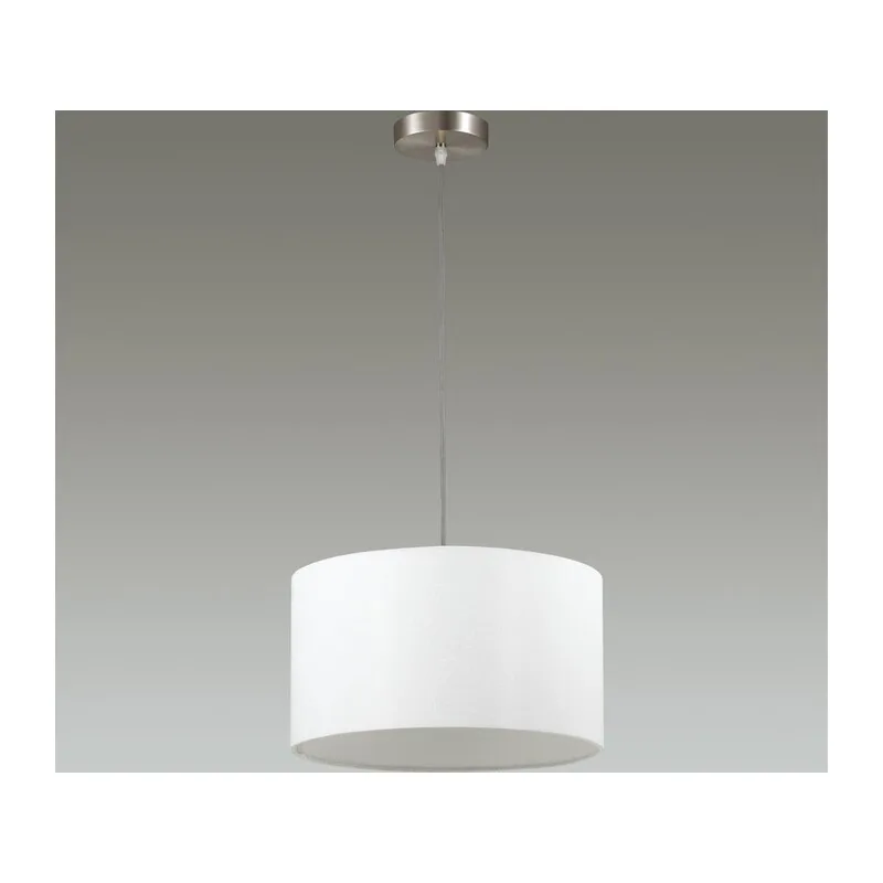 3745/2 MODERNI LN26 525 никель/белый, металл/текстиль Подвес E27 2*60W 220V NIKKI 3