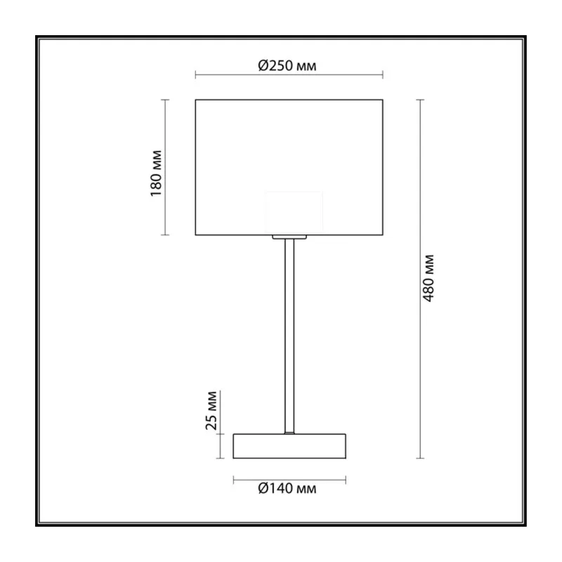 3745/1T MODERNI LN26 525 никель/белый, металл/текстиль Настольная лампа E27 60W 220V NIKKI 4