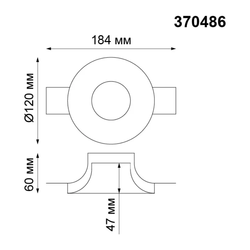 370486 SPOT NT19 631 белый гипс Встраиваемый под покраску светильник IP20 GU10 50W 220V YESO 2
