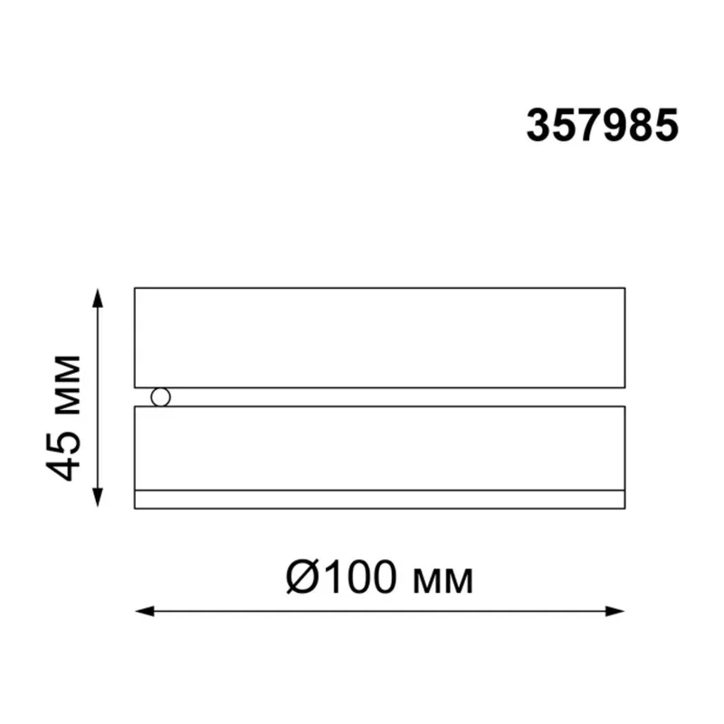 357985 OVER NT19 424 черный Накладной светильник IP20 LED 3000К 12W 220V GRODA 2