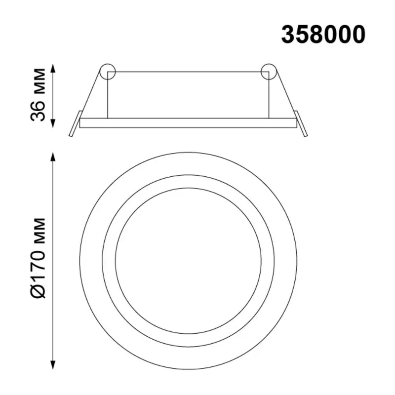 358000 SPOT NT19 554 белый Встраиваемый поворотный светильник IP20 LED 3000К 20W 85-265V STERN 2