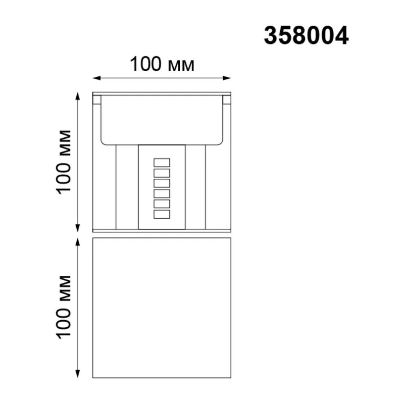358004 STREET NT19 744 темно-серый Ландшафтный светильник IP54 LED 3000К 2*3W 85-265V KAIMAS 3