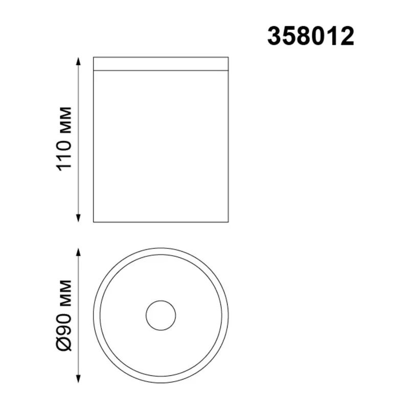 358012 STREET NT19 700 белый Ландшафтный светильник IP65 LED 3000К 6W 220V TUMBLER 3