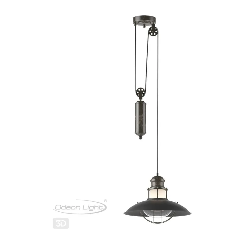 4164/1A NATURE ODL19 705 коричневый/прозрачный Подвес IP23 E27 1*60W DANTE 3