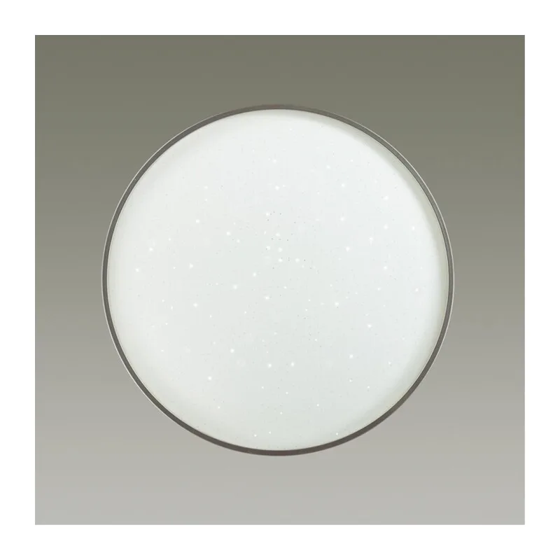 2076/DL PALE SN 000 Светильник пластик/белый/серебристый LED 48Вт 3000-6300K D390 IP43 пульт ДУ GETA SILVER 3
