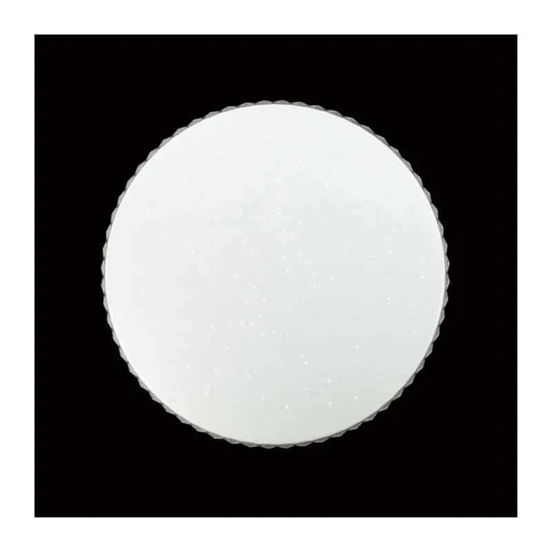2077/EL PALE SN 194 Светильник пластик/белый/прозрачный LED 72Вт 3000-6300K D500 IP43 пульт ДУ DINA 2