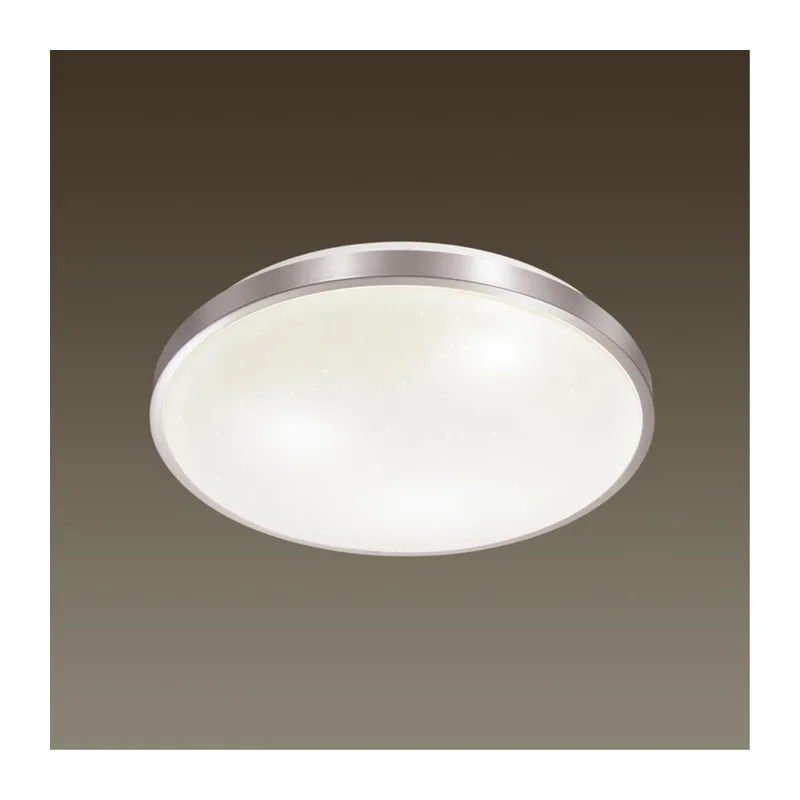 2088/EL PALE SN 078 Светильник пластик/белый/никель LED 72Вт 3000-6300K D540 IP43 пульт ДУ LOTA NICKEL 3