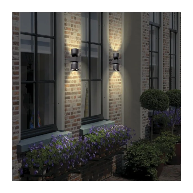 358114 STREET NT19 366 темно-серый  Ландшафтный настен.светильник IP65 LED 3000К 20W GALEATI 2