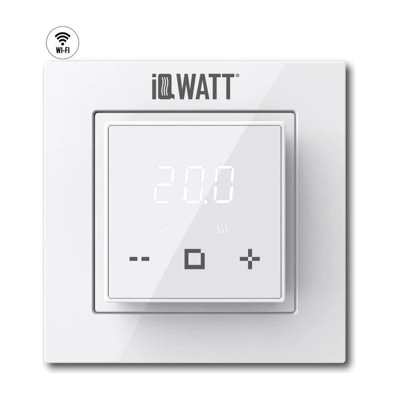 Электронный программируемый термостат IQ THERMOSTAT D white WI-FI