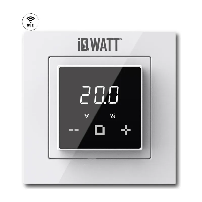 Электронный программируемый термостат IQ THERMOSTAT D black/white WI-FI