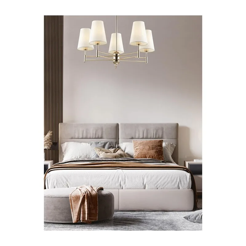 4436/5C NEOCLASSI LN26 073 золотой, белый Люстра потолочная E14 5*40W 220V DORIS 3