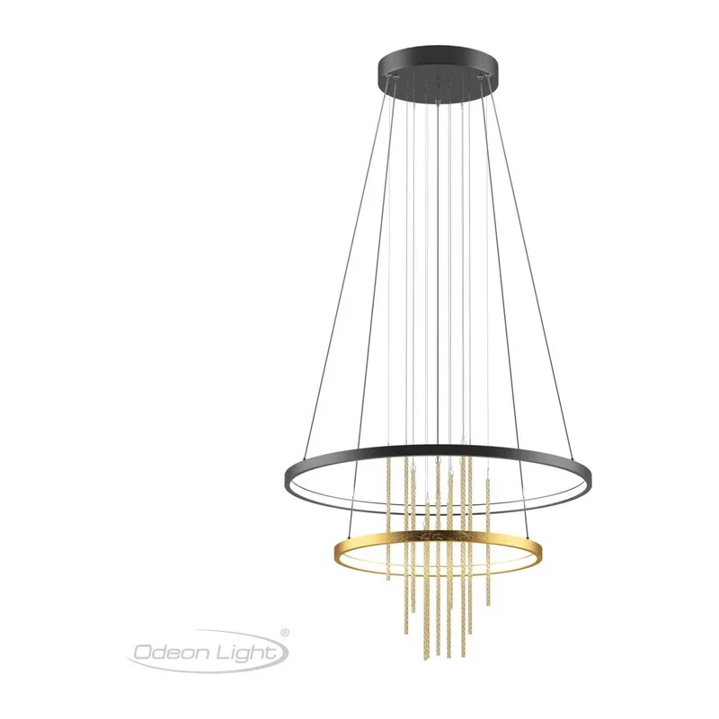 3901/63L L-VISION ODL20 521 золотистый/стекло/металл Подвесной светильник LED 4000K 63W 220V MONICA 4