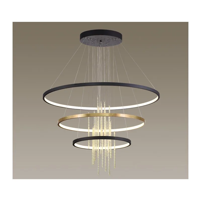 3901/99L L-VISION ODL20 521 золотистый/стекло/металл Подвесной светильник LED 4000K 113W 220V MONICA 2