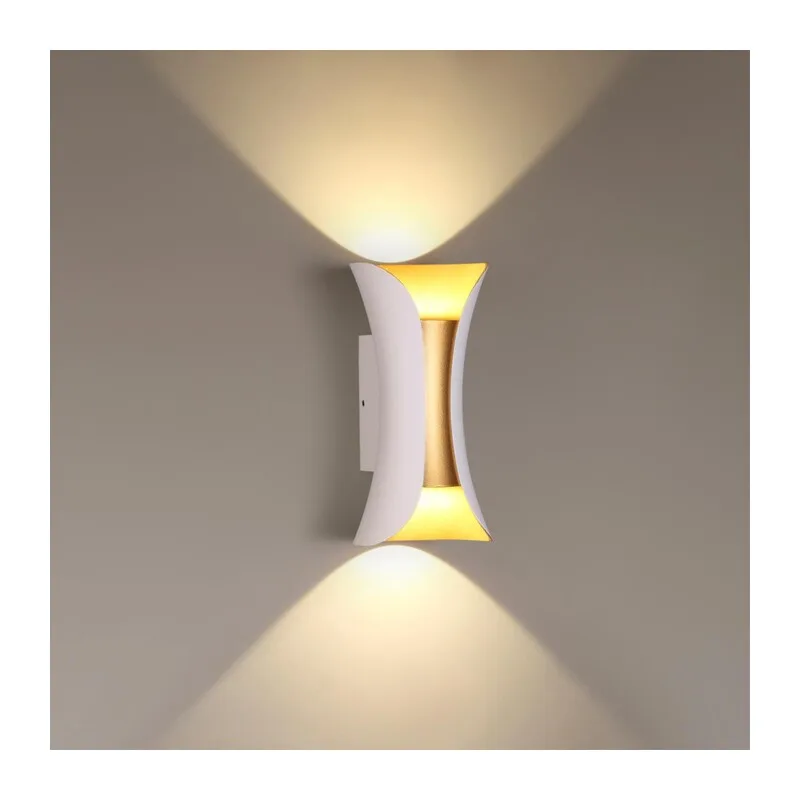 3886/6WG HIGHTECH ODL20 501 бел/золот/металл Настен.светильник LED 4000K 120° 6W 220V IP54 KRISTA 2