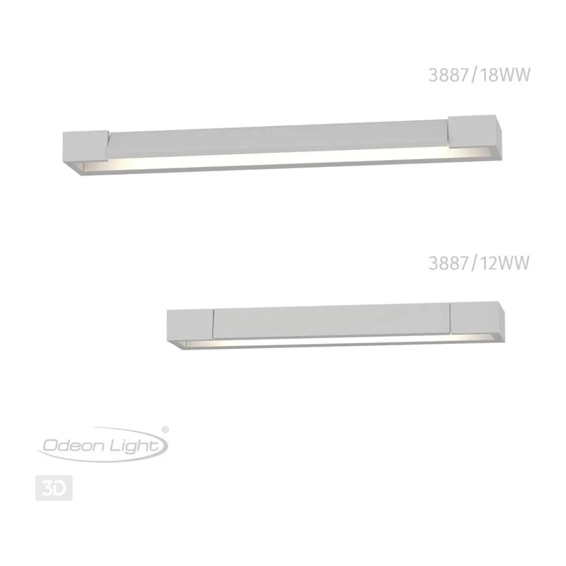 3887/18WW HIGHTECH ODL20 495 бел/металл Настен.поворотн.светильник LED 4000K 18W 220V IP44 ARNO 4