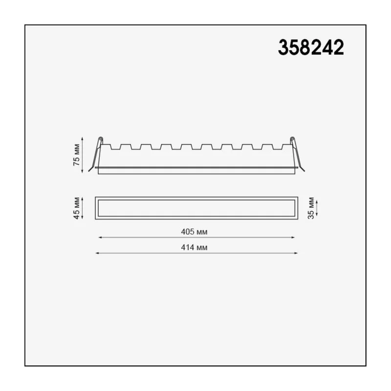 358242 SPOT NT19 489 белый Встраиваемый светильник IP20 LED 30W 85-265V HIELO 2