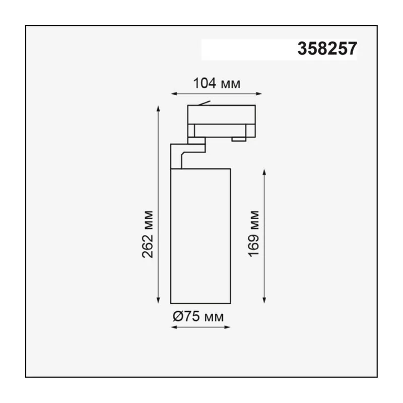 358257 PORT NT19 268 белый Трехфазный трековый светодиодный светильник IP20 LED 30W 220-240V HELIX 2