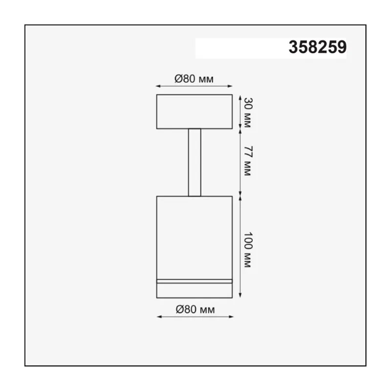 358259 OVER NT19 268 белый Накладной светильник IP20 LED 9W 160-265V ARUM 3