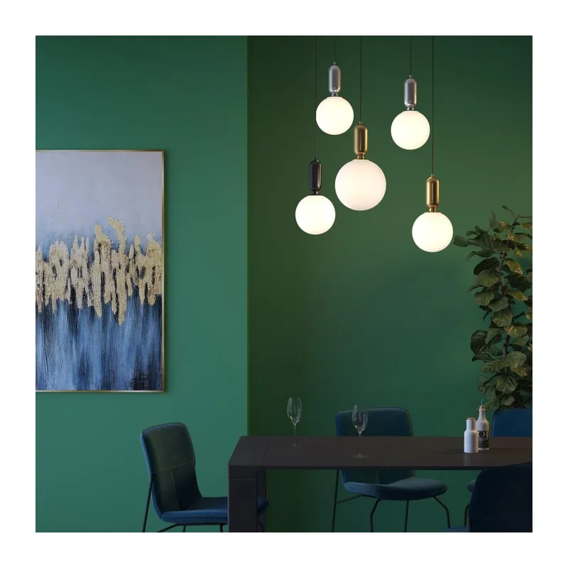 4668/1 PENDANT ODL20 393 черный/белый Подвес E27 1*40W (тип лампы СВЕЧА) 220V OKIA 3