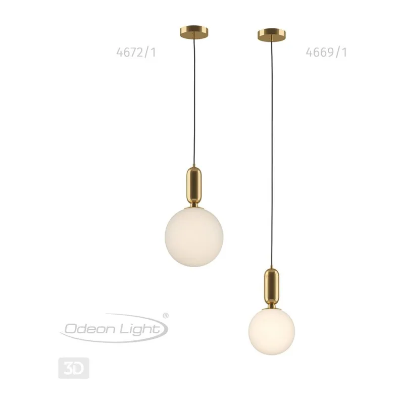 4669/1 PENDANT ODL20 393 золотой/белый Подвес E27 1*40W (тип лампы СВЕЧА ) 220V OKIA 3