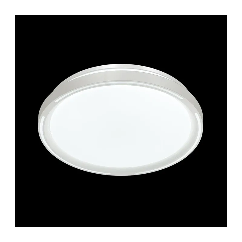 3028/DL COLOR SN 000 Светильник пластик/бел LED 48Вт 3000-6300K D390 IP43 пульт ДУ/RGB/LampSmart SLOT 5