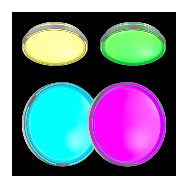 3028/EL COLOR SN 223 Светильник пластик/бел LED 72Вт 3000-6300K D490 IP43 пульт ДУ/RGB/LampSmart SLOT 4
