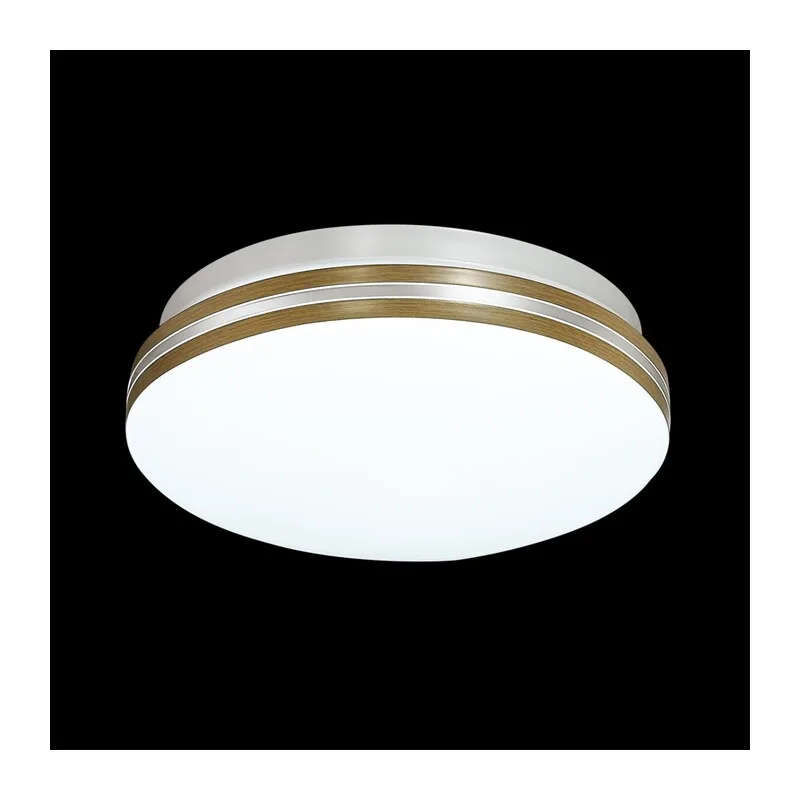 3015/AL MINI SN 000 Светильник пластик/белый/под дерево LED 12Вт 4000K D200 IP43 SMALLI 3