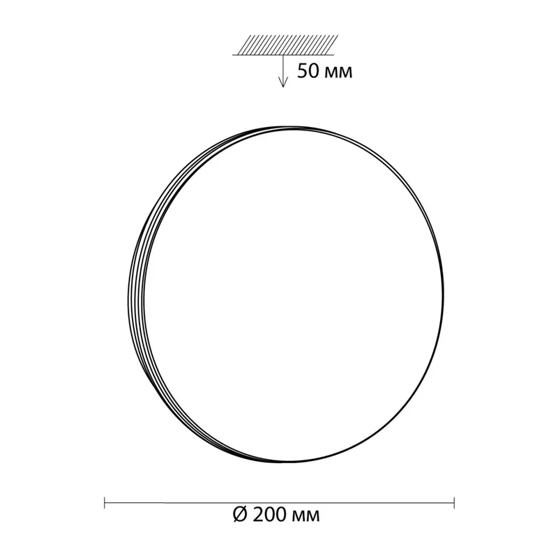 3016/AL MINI SN 208 Светильник пластик/белый/хром LED 12Вт 4000K D200 IP43 SMALLI 3