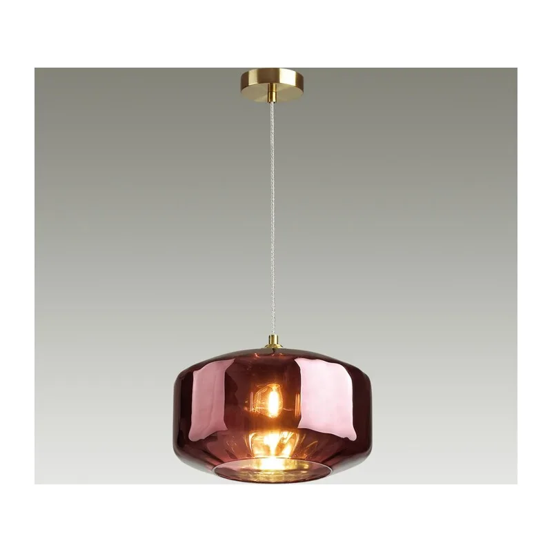 4782/1 PENDANT ODL21 409 бордовый/бронзовый Подвес E27 60W BINGA 2
