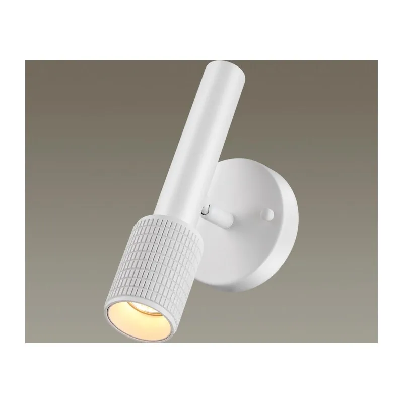 4239/1W HIGHTECH ODL21 321 белый/металл Настенный св-ник выкл на плафоне IP20 LED GU10 max 10W MEHARI 2