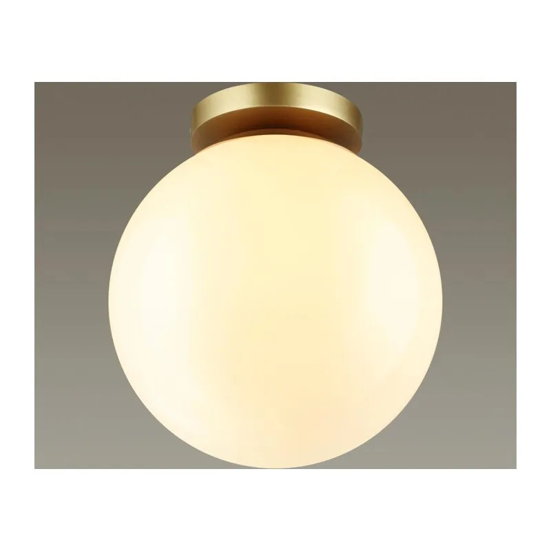 4248/1C HIGHTECH ODL21 505 золотист/металл/белый/акрил Потолочный светильник IP44 E27 LED max 9W BOSCO 2