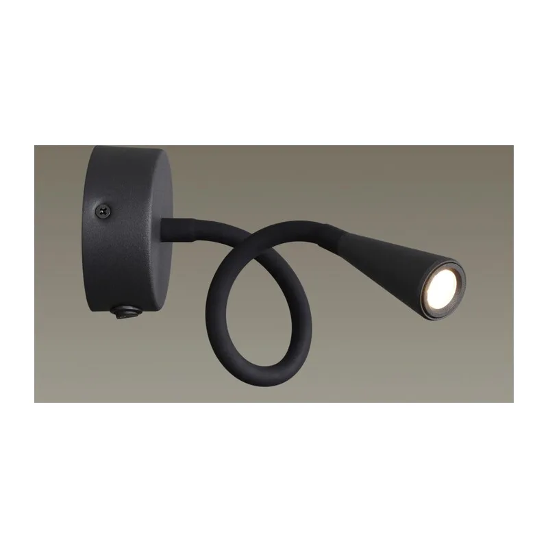 4254/3WL HIGHTECH ODL21 475 черн/металл Настен.светильник выкл на базе IP20 LED 3W 263Лм 3000K ODDS 2