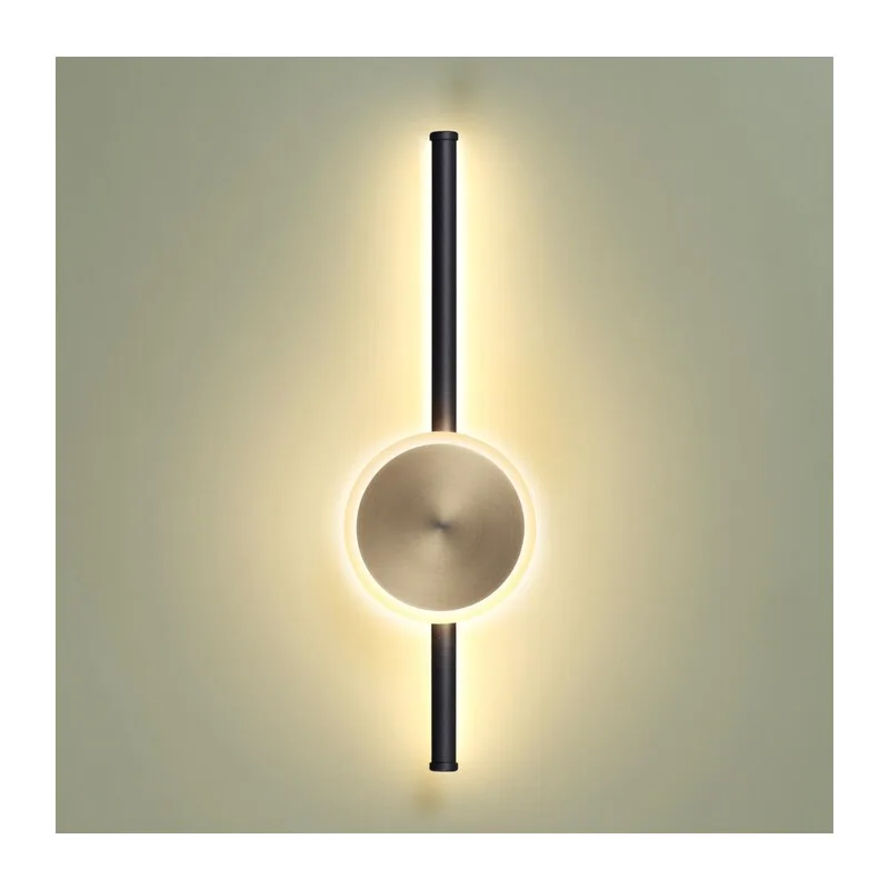 4256/12WL HIGHTECH ODL21 453 черн/бронза/металл Настен.светильник IP20 LED 12W 760Лм 3000K STILO