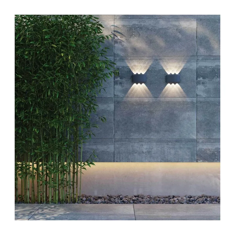 358460 STREET NT20 736 темно-серый  Ландшафтный настенный светильник IP54 LED 4000K 6W 85-265V CALLE 3