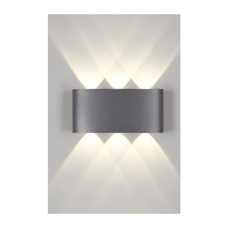358460 STREET NT20 736 темно-серый Ландшафтный настенный светильник IP54 LED 4000K 6W 85-265V CALLE