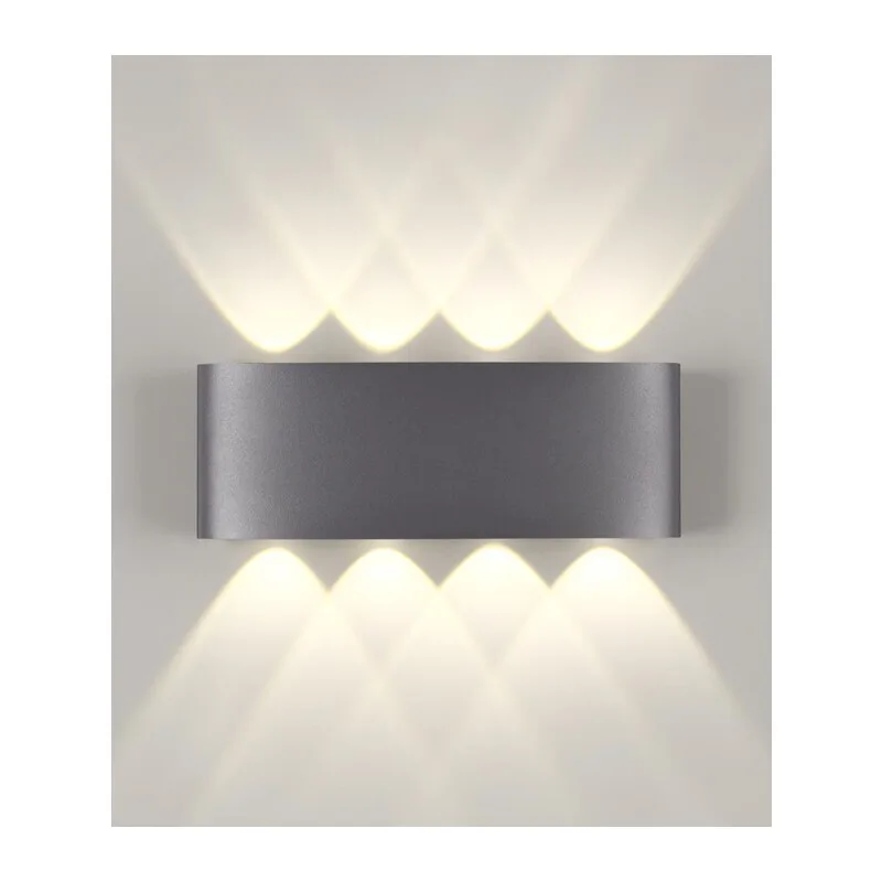 358461 STREET NT20 736 темно-серый Ландшафтный настенный светильник IP54 LED 4000K 8W 85-265V CALLE