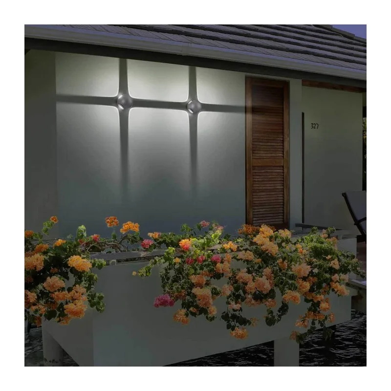 358464 STREET NT20 738 темно-серый  Ландшафтный настенный св-ник IP54 LED 4000K 12W 85-265V  CALLE 2