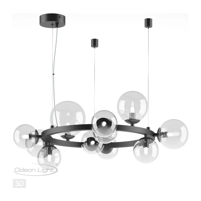 4818/11 MODERN ODL21 535 черный/прозрачный Люстра G9 11*40W TOVI 4