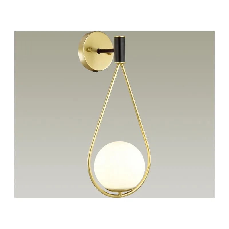 4810/1W PENDANT ODL21 415 золтой/черный/белый Бра с выкл. E14 1*40W FLARI 2