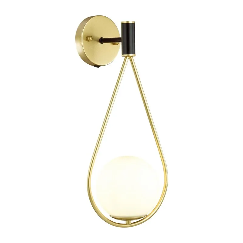 4810/1W PENDANT ODL21 415 золтой/черный/белый Бра с выкл. E14 1*40W FLARI