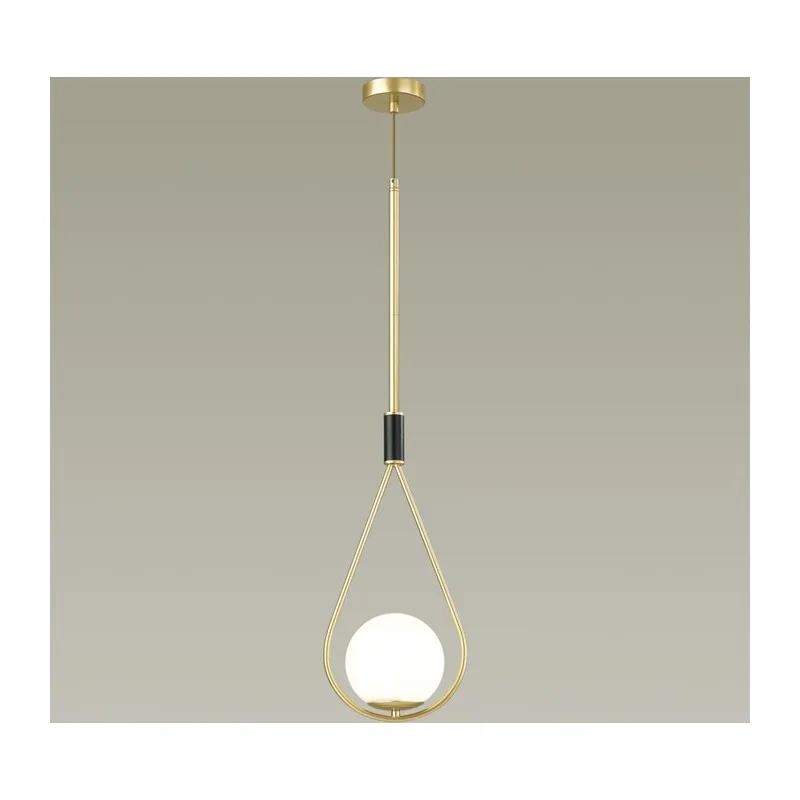 4810/1 PENDANT ODL21 415 золтой/черный/белый Подвес E14 1*40W FLARI 2